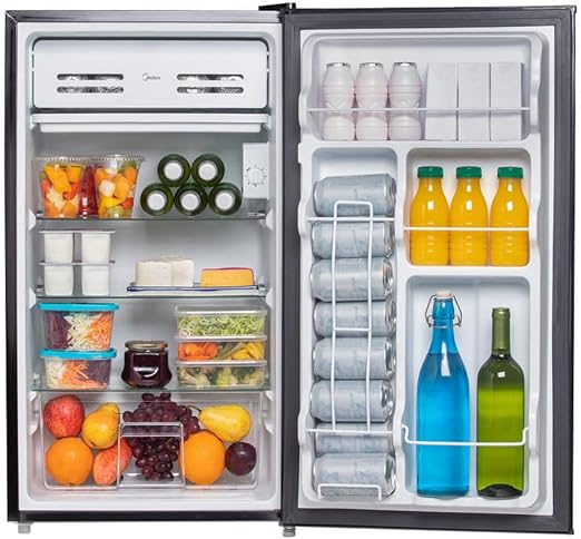 Frigobar Preto 93L Inverter Bivolt Midea