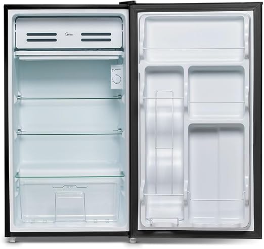 O Frigobar Midea 93L Inox 127V combina design moderno e funcionalidade em um formato compacto. Abaixo estão os principais pontos sobre sua construção e aparência